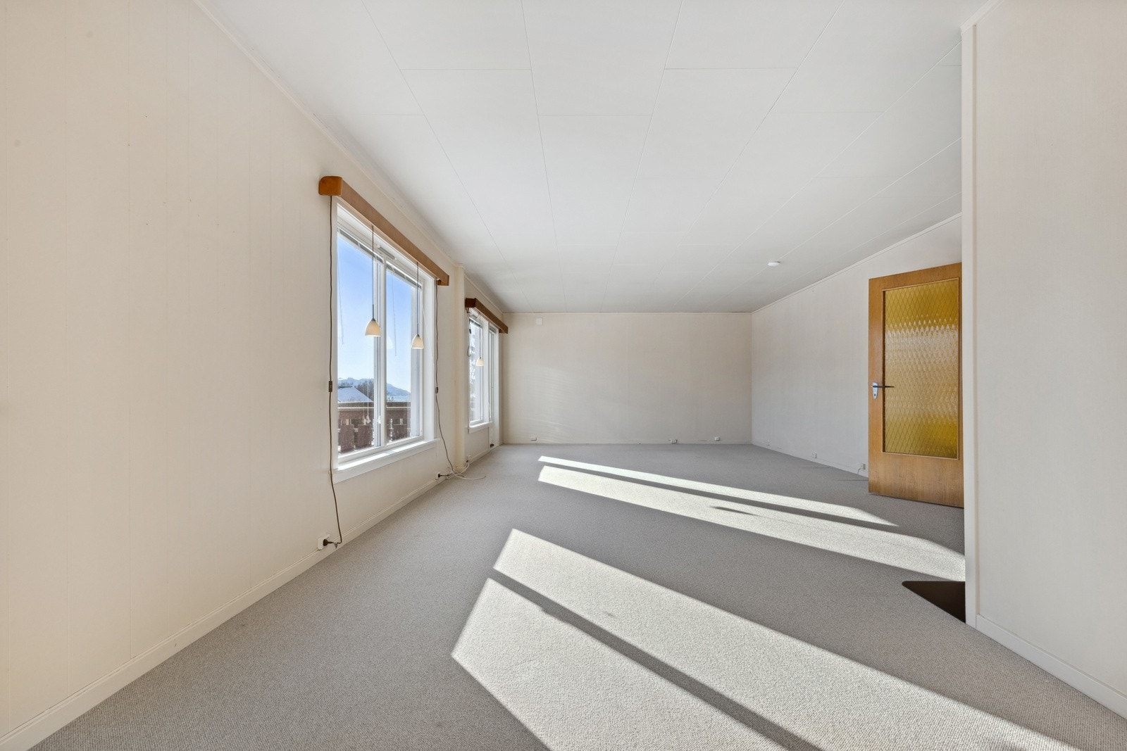 Den åpne planløsningen gir stor møbleringsfrihet etter familiens behov og ønsker. Galleribilde