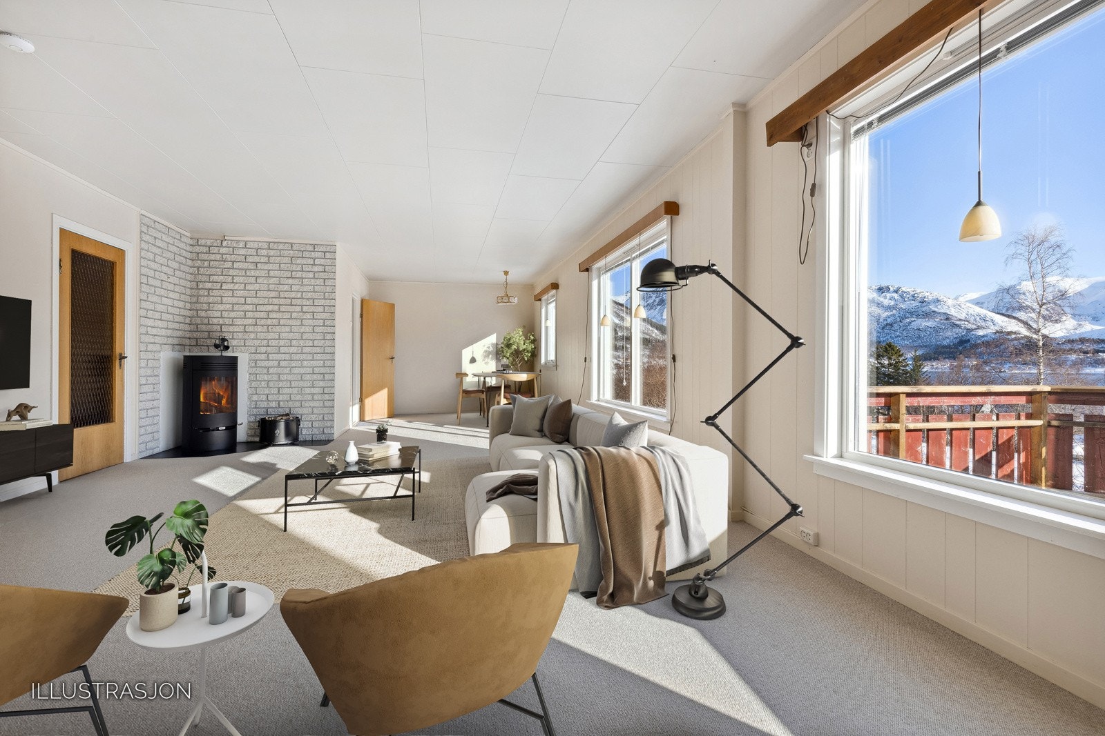 MØBLERINGSFORSLAG Galleribilde