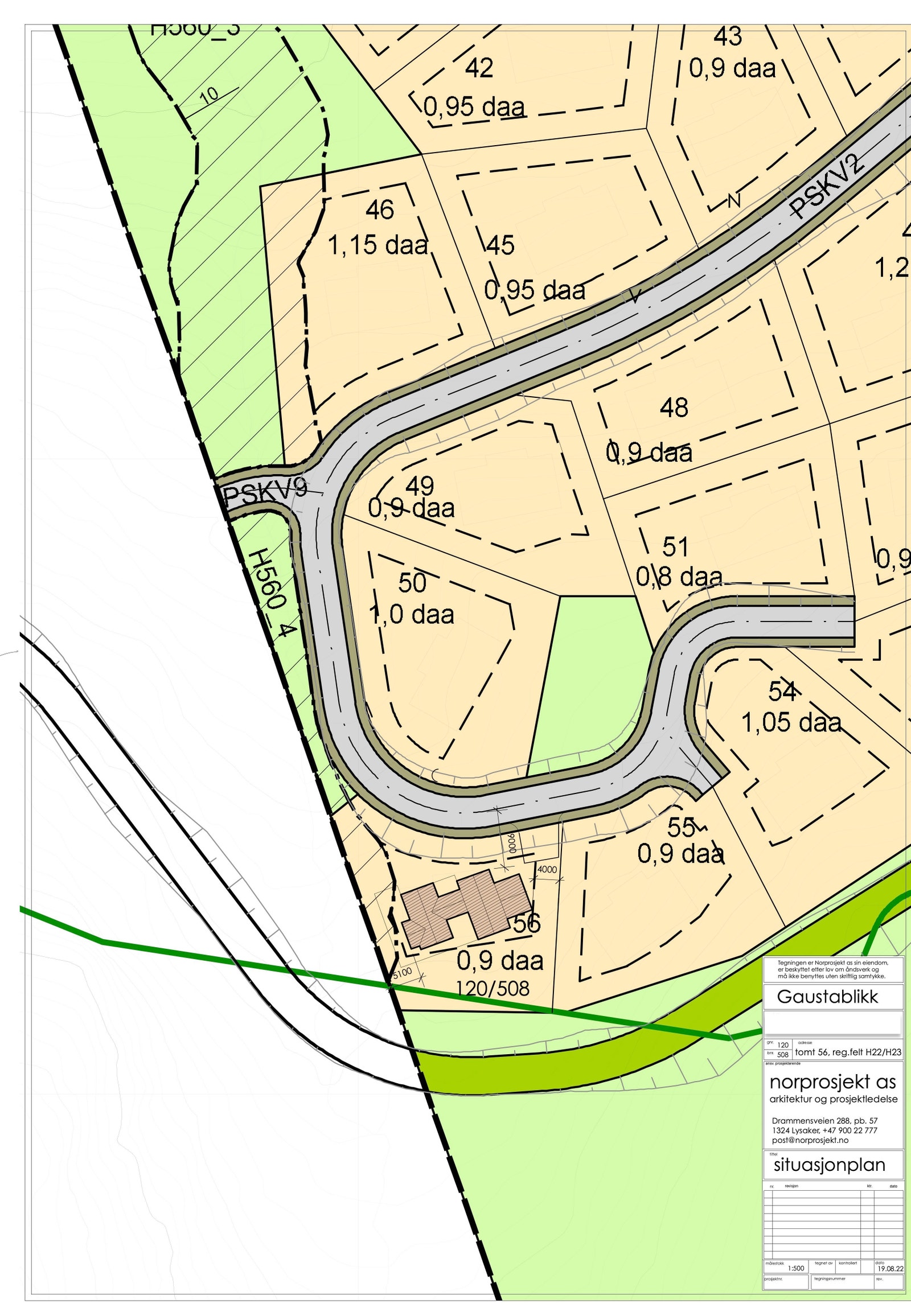 Situasjonsplan Galleribilde