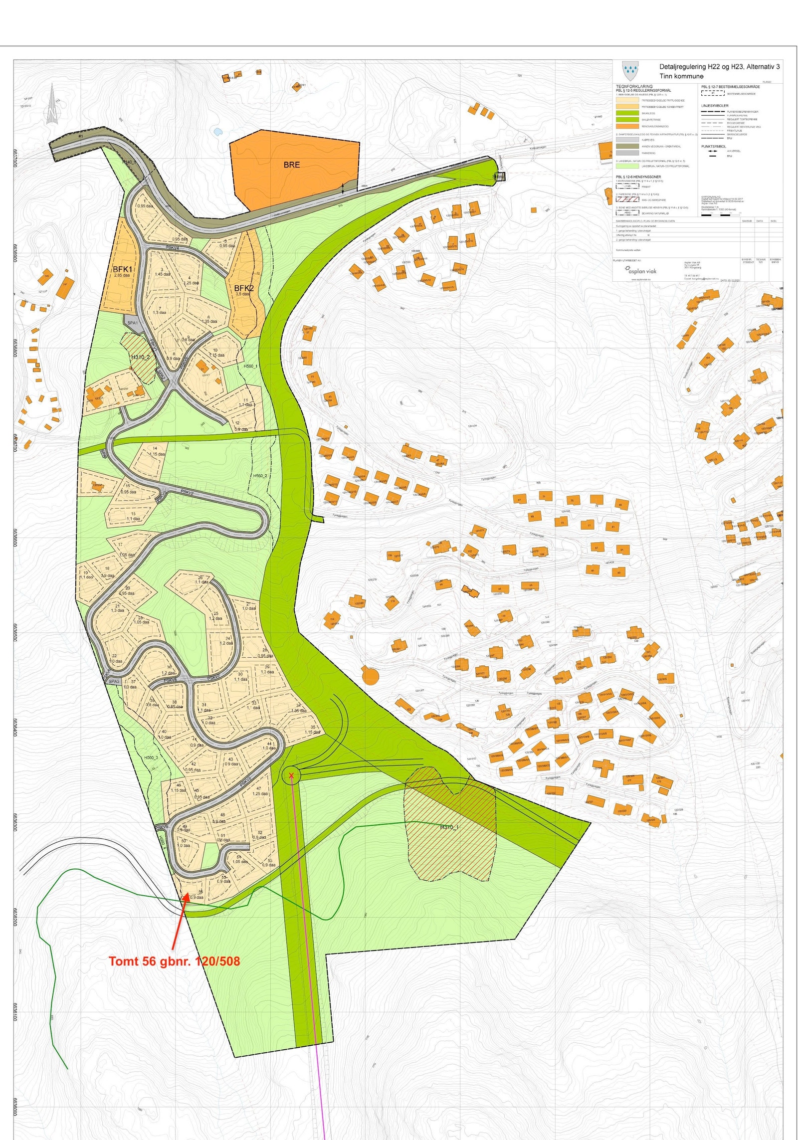 Reguleringskart Galleribilde