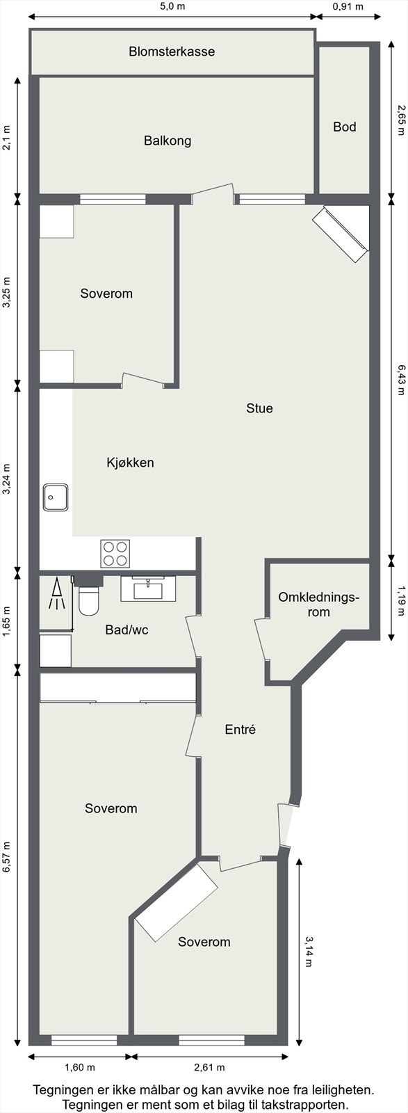 Plantegning Maridalsveien 370A. Galleribilde