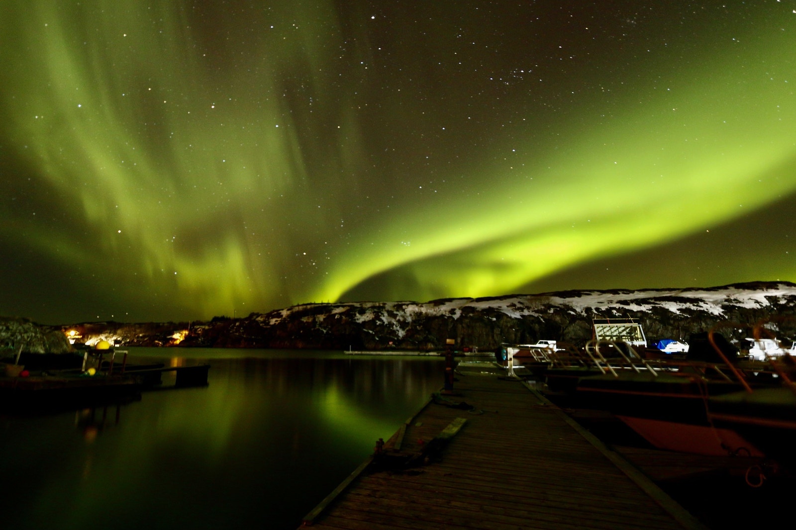 Nordlys & stjernehimmelvrimmel Galleribilde