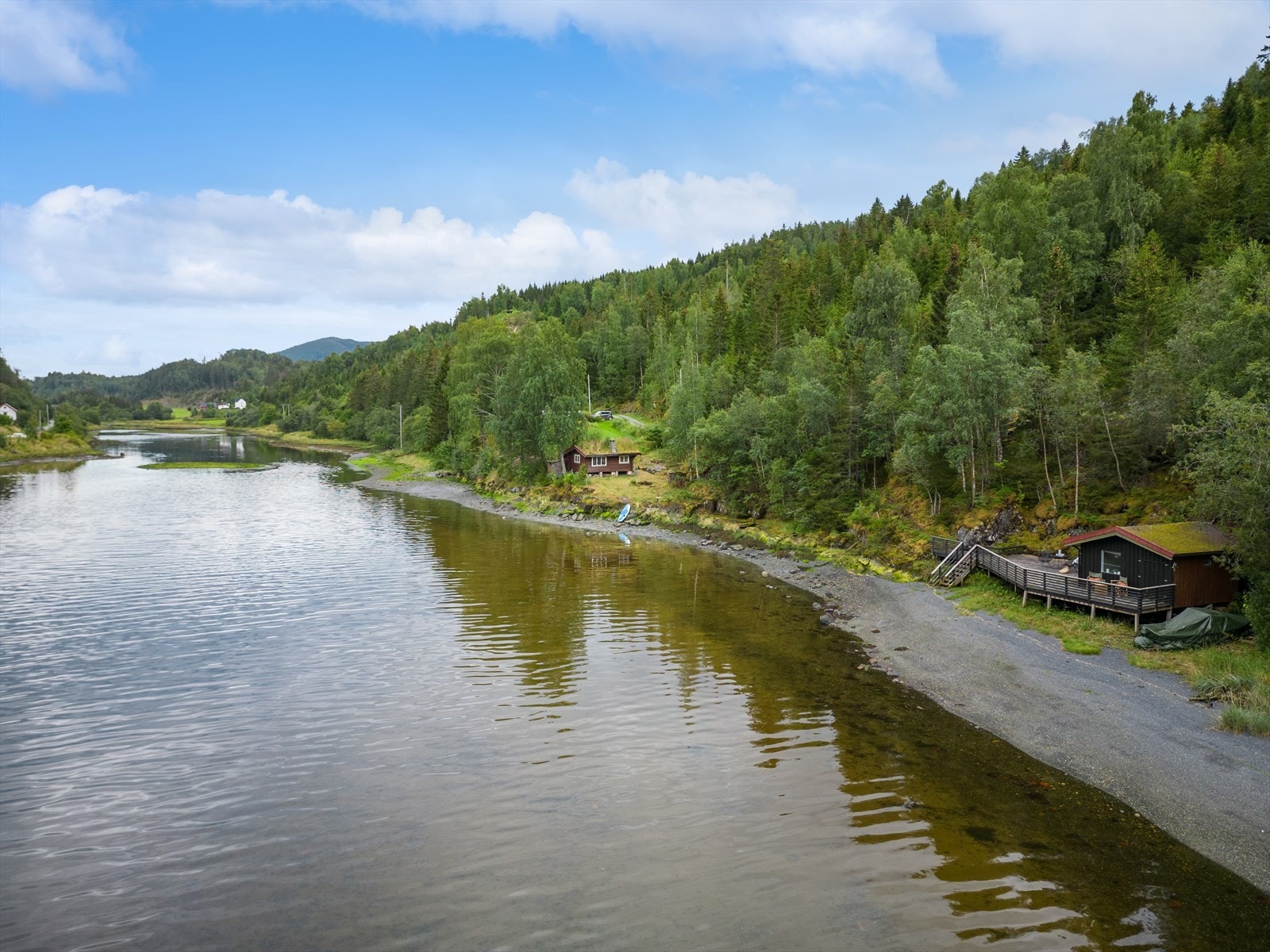Herfra er det kort vei til fiske, sjøliv, bademuligheter og forøvrig fine naturopplevelser. Galleribilde