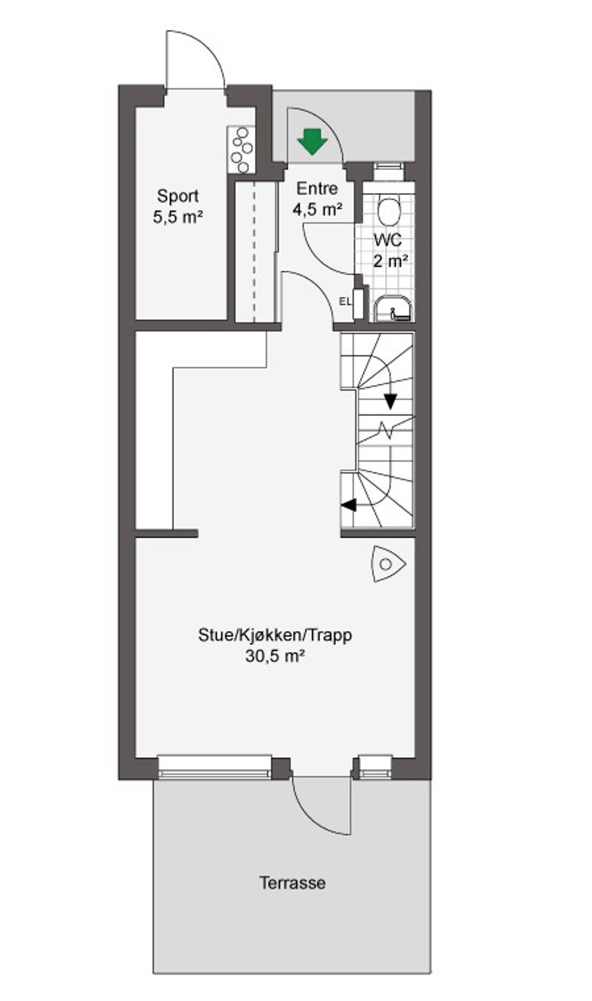 2D 1. etg. Galleribilde