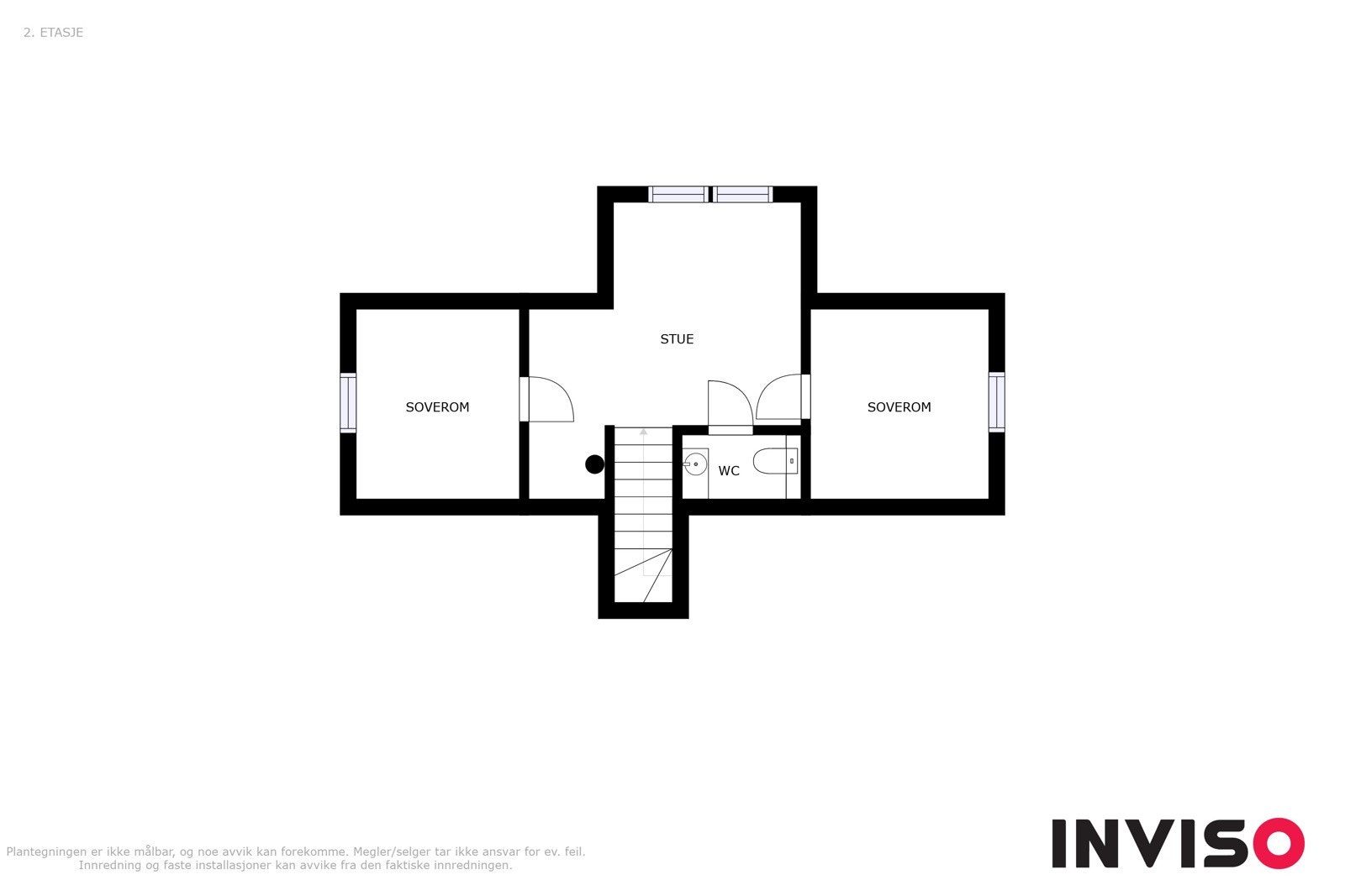 Plantegning loft Galleribilde