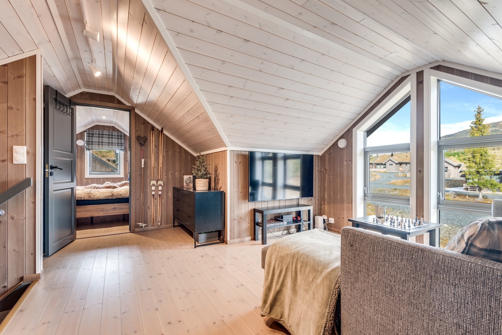 Hyggelig utsikt fra loftstuen. Galleribilde