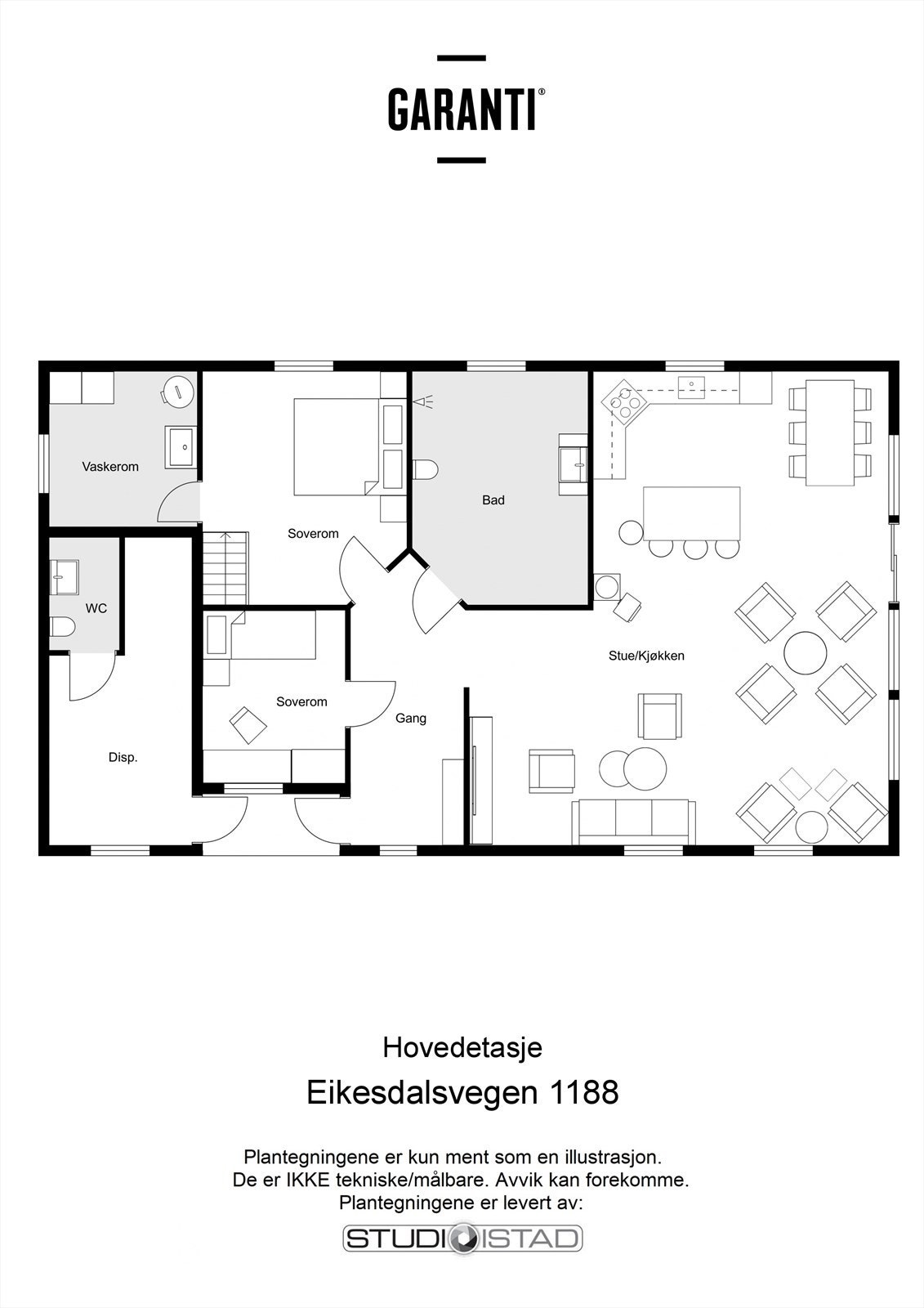 Plantegning Galleribilde