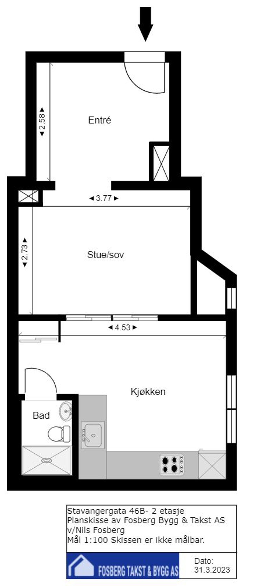 Plantegning. Galleribilde
