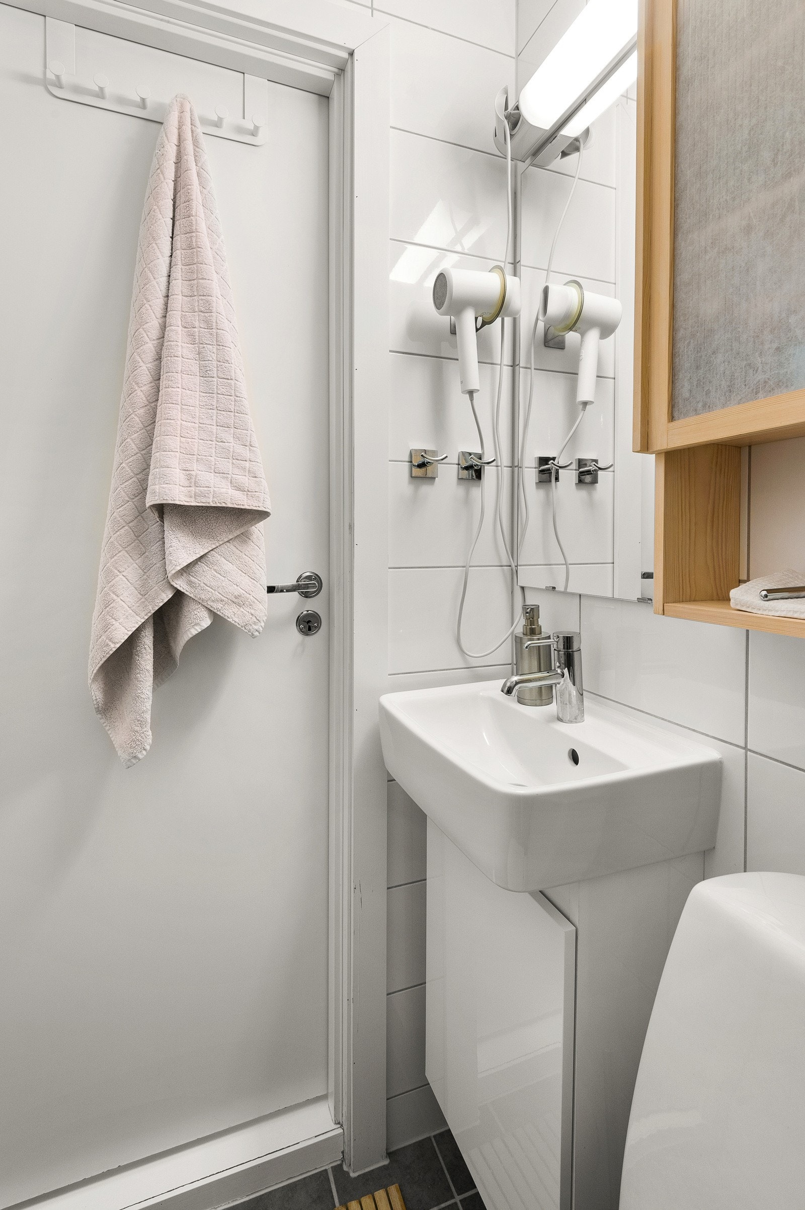 Smarte oppbevaringsløsninger på bad/wc. Galleribilde