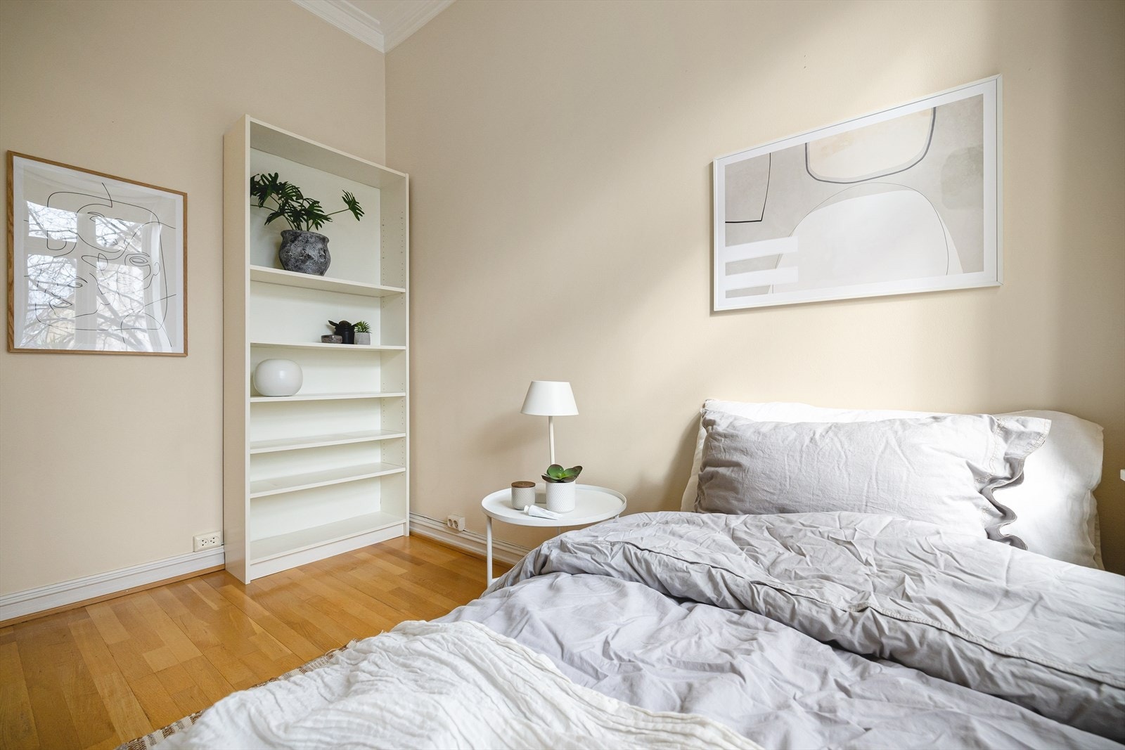 Rommet kan fint benyttes som et kontor eller ekstra soverom, alt avhengig av behov og livssituasjon. Galleribilde