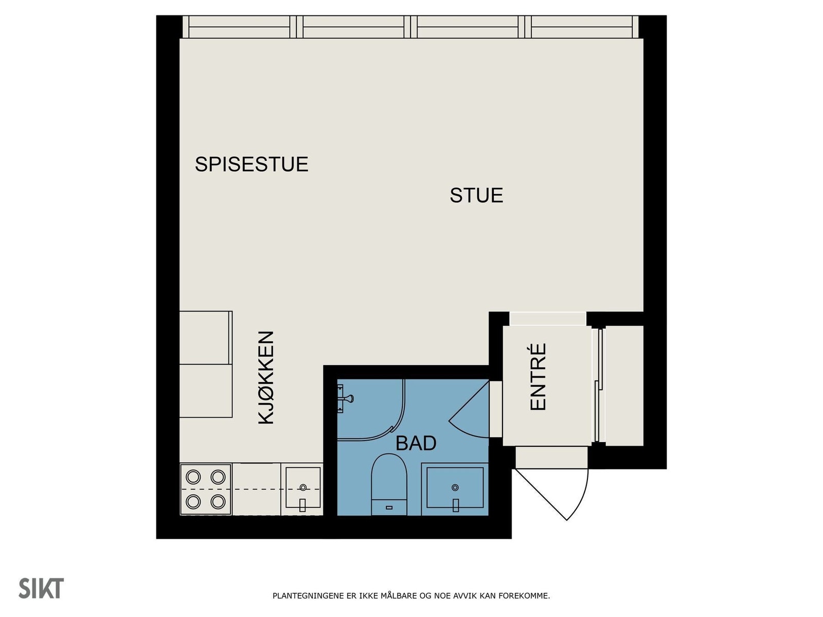 Planskisse Galleribilde