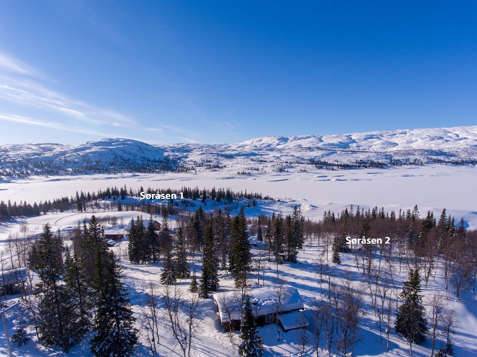 Søråsen hyttegrend med flott sørvendt plassering og utsikt Galleribilde