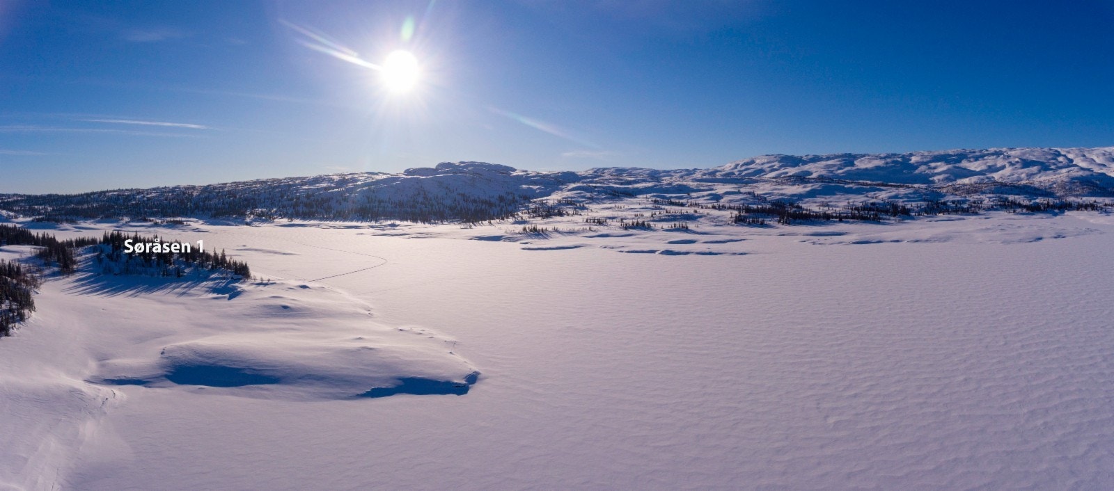 Forsatt mot sør, sørvest hvor vi ser mot Søråsen I Galleribilde