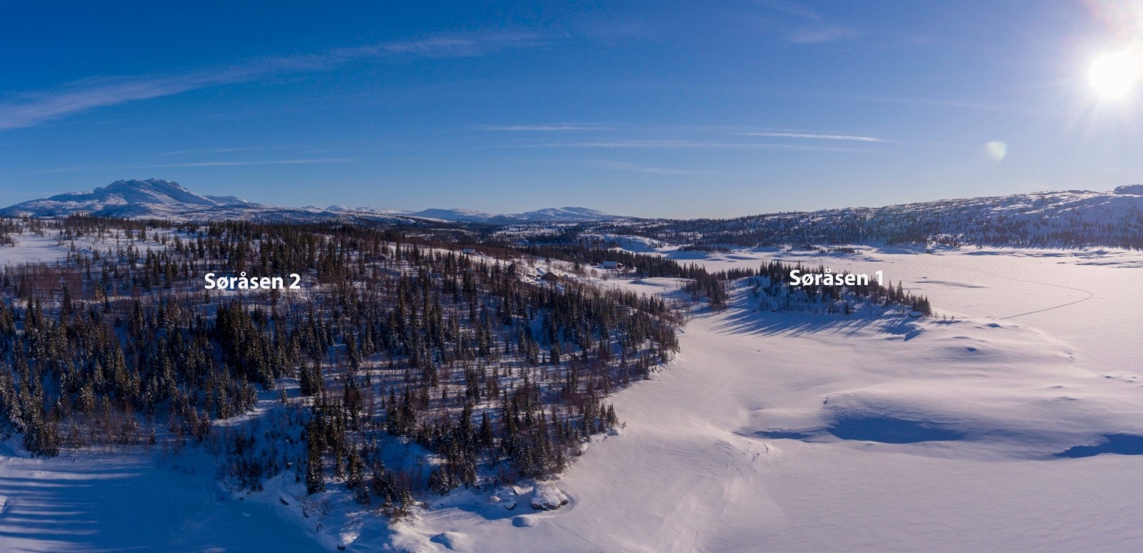 Bildeutsnitt vridd mot sørøst iforhold til forrige bilde Galleribilde