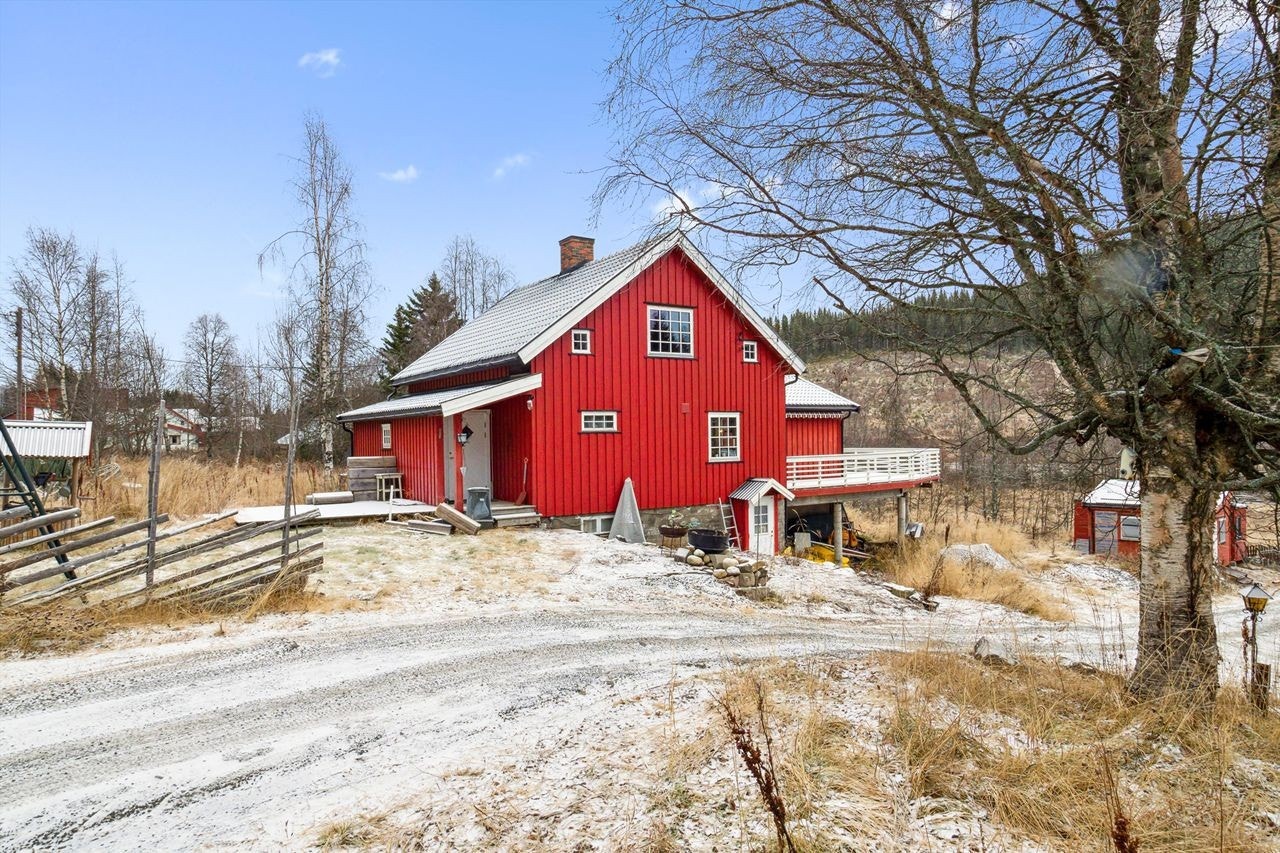 Fasade ved inngangspartiet Galleribilde