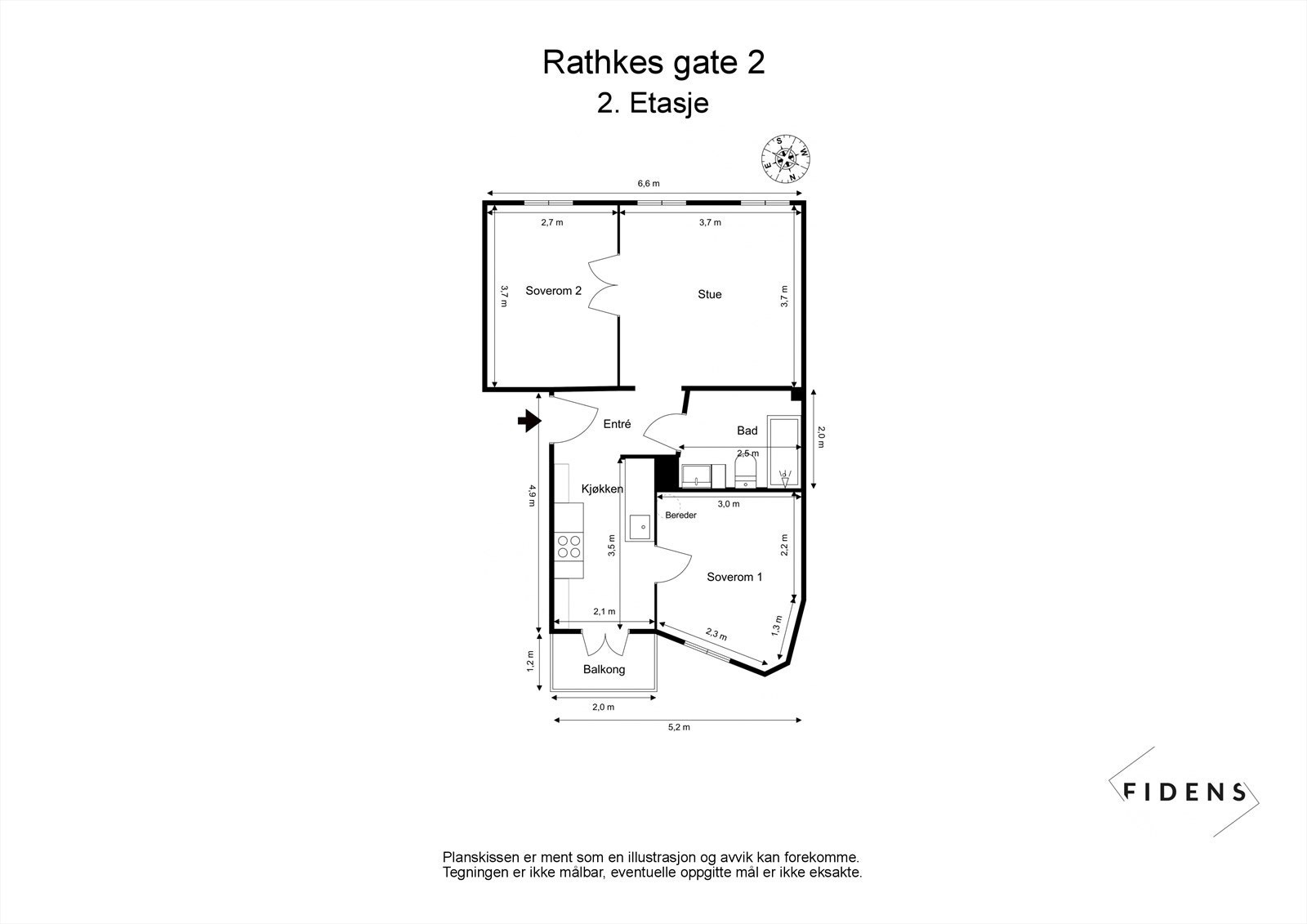 Planskisse Galleribilde
