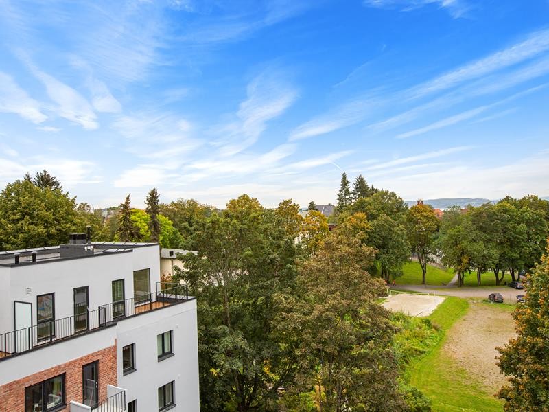 Utsyn fra takterrasse Galleribilde