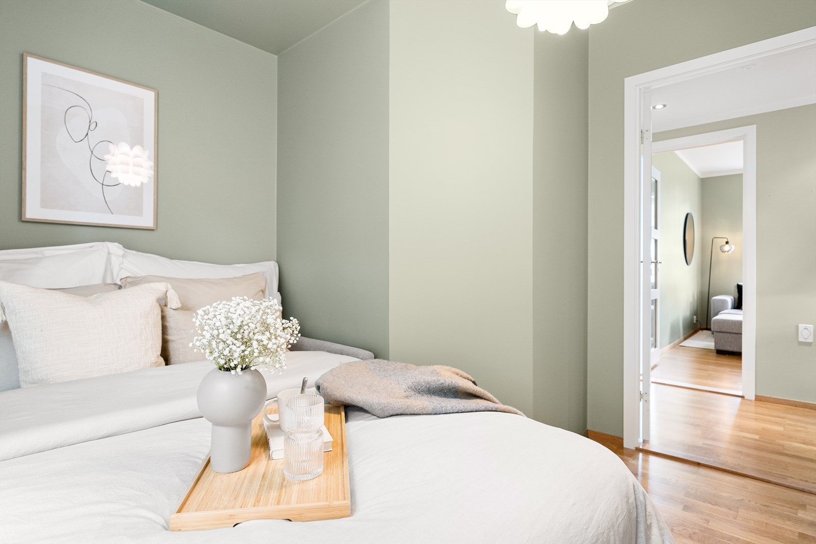 Soverommet passer perfekt som barne- eller gjesterom. Galleribilde