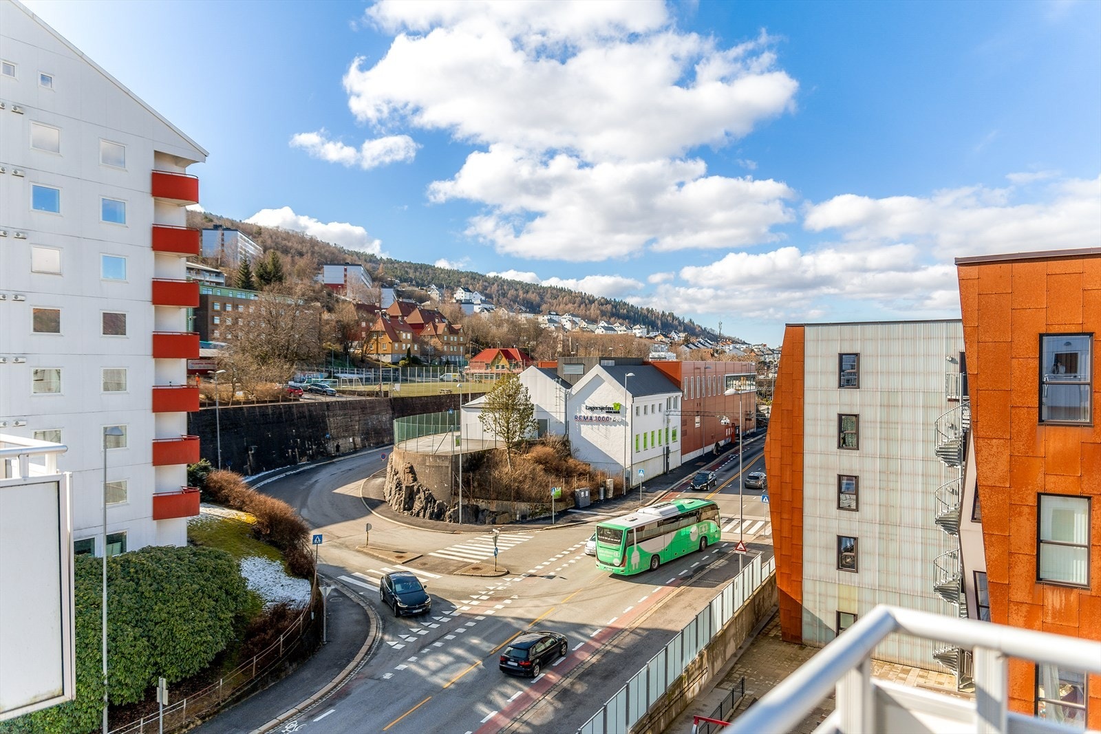 Utsikt i retning vest Galleribilde