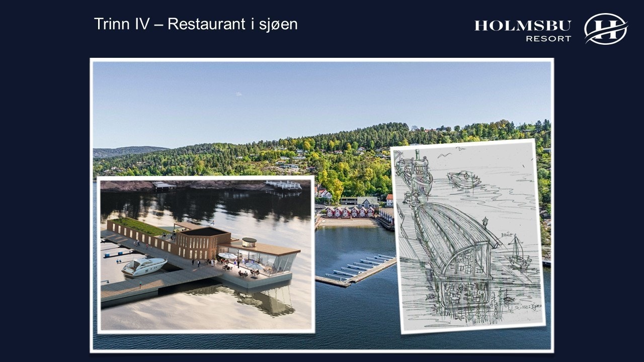 Visjon om å kunne bygge flytende restaurant over og under vann. Galleribilde