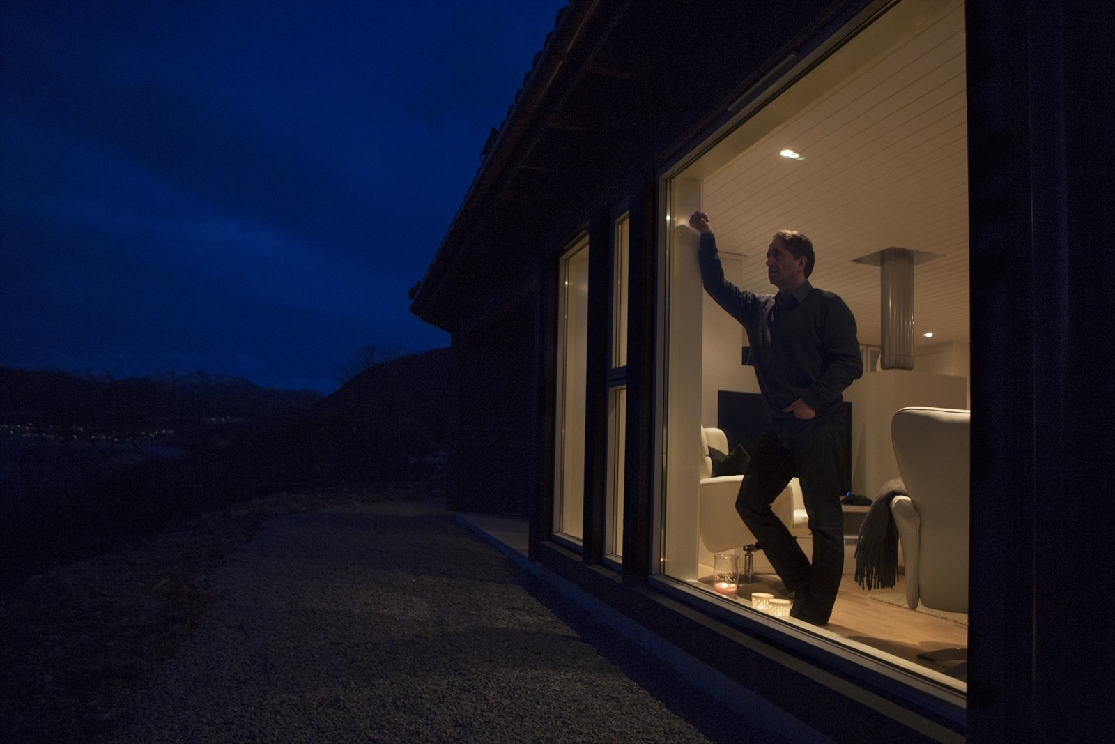 Kledning leveres ferdig grunnet 1 strøk beis Galleribilde