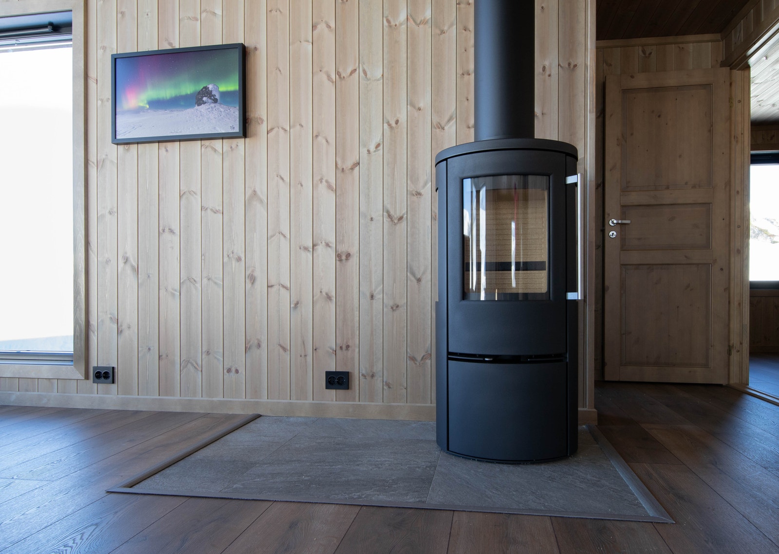 Peisovn Termatech TT23RG m stålpipe Galleribilde