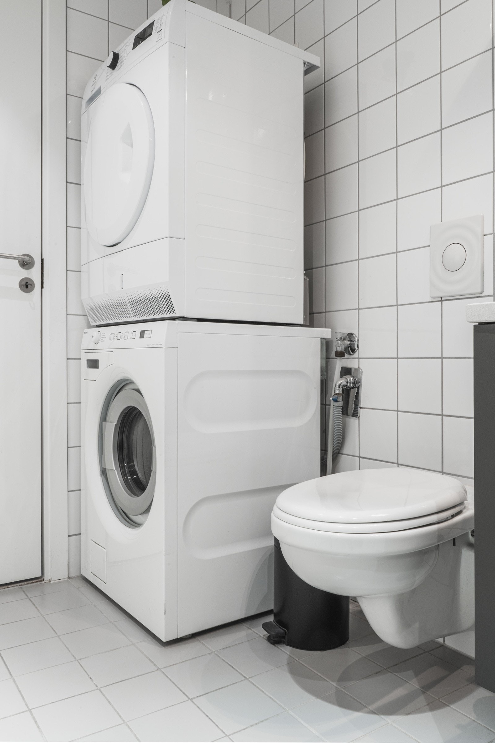 Opplegg for vaskemaskin og tørketrommel Galleribilde