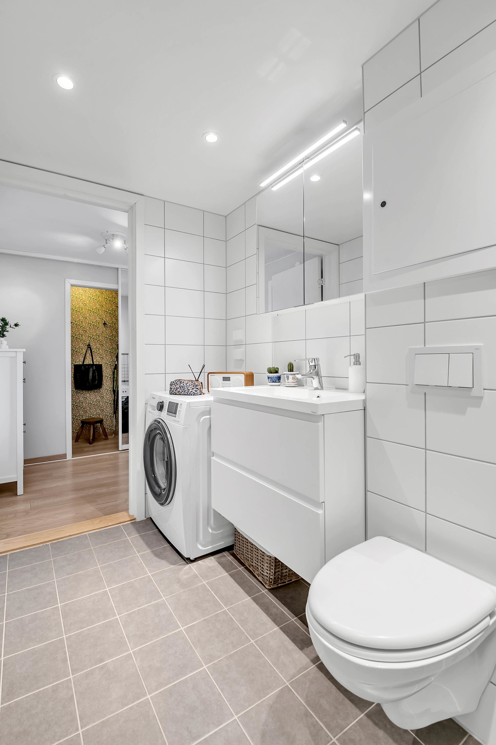 Under oppussing av bad ble det også gjennomført en omfattende rør-rehabilitering i hele blokken. Galleribilde