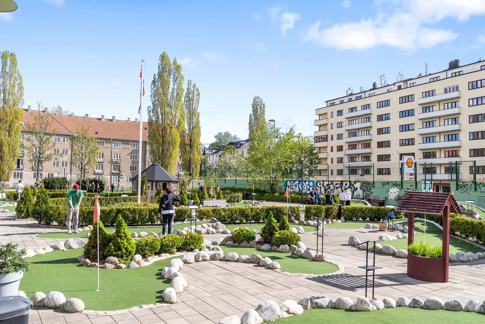 Marienlyst minigolf - kun 3.min gange fra leiligheten. Galleribilde