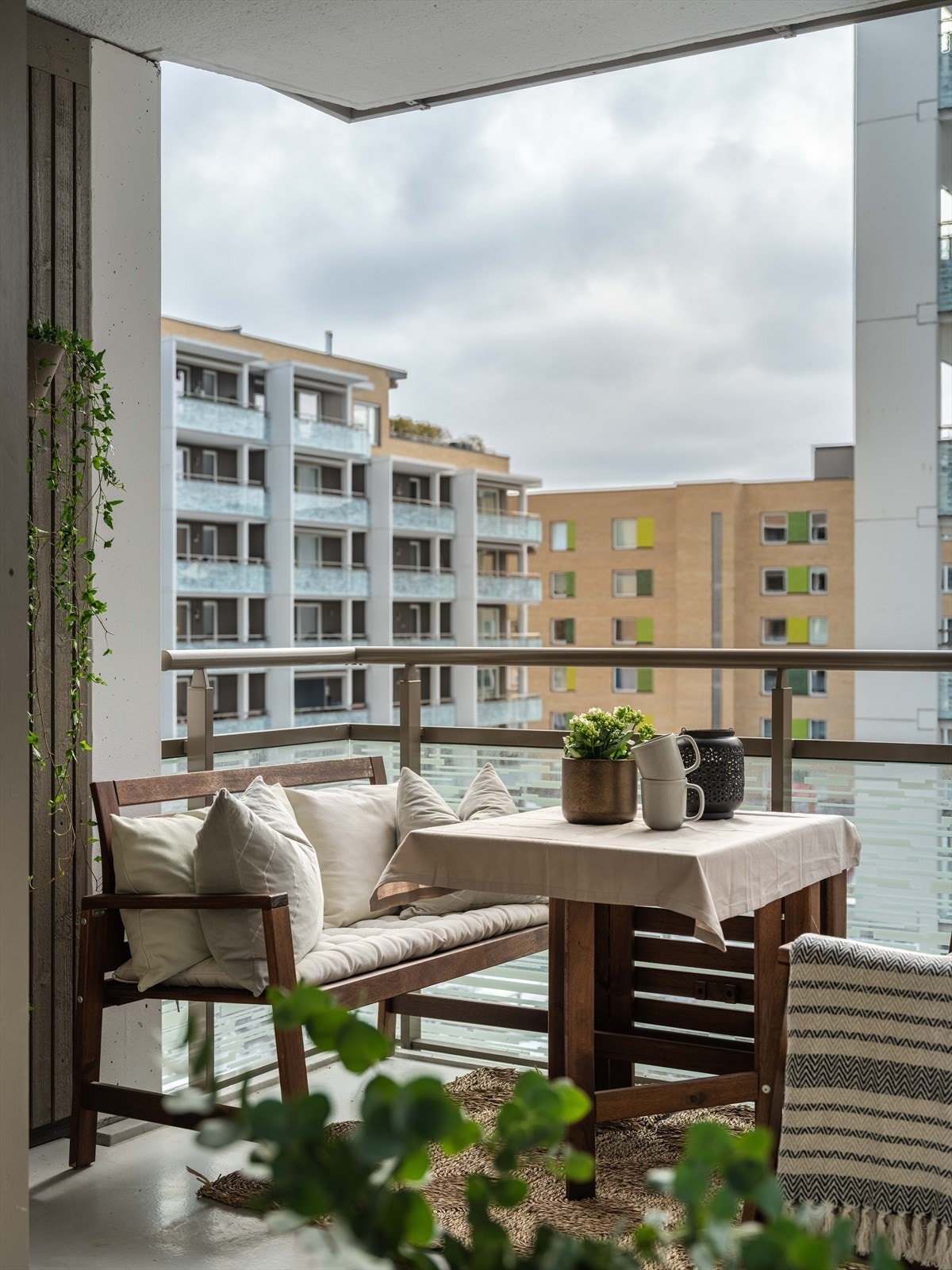 Her er det sol store deler av dagen. Når det er sol så klart. Galleribilde