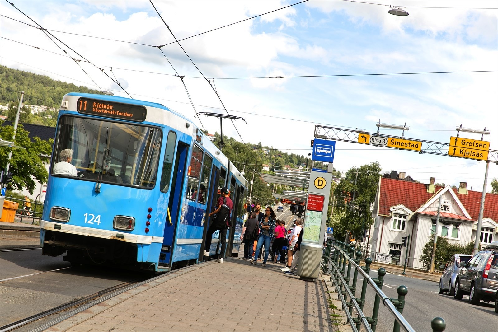 Fra Storo er det trikker, T-bane og busser til nær sagt over alt. Galleribilde
