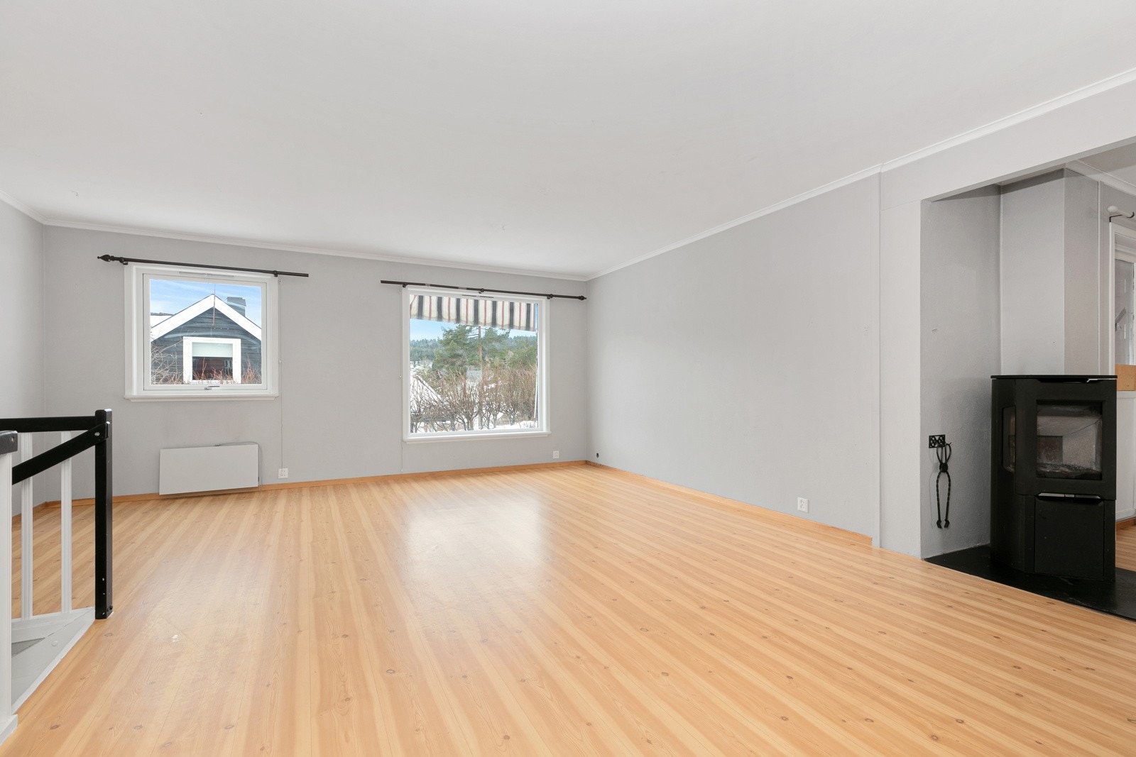 Romslig, åpen stue Galleribilde