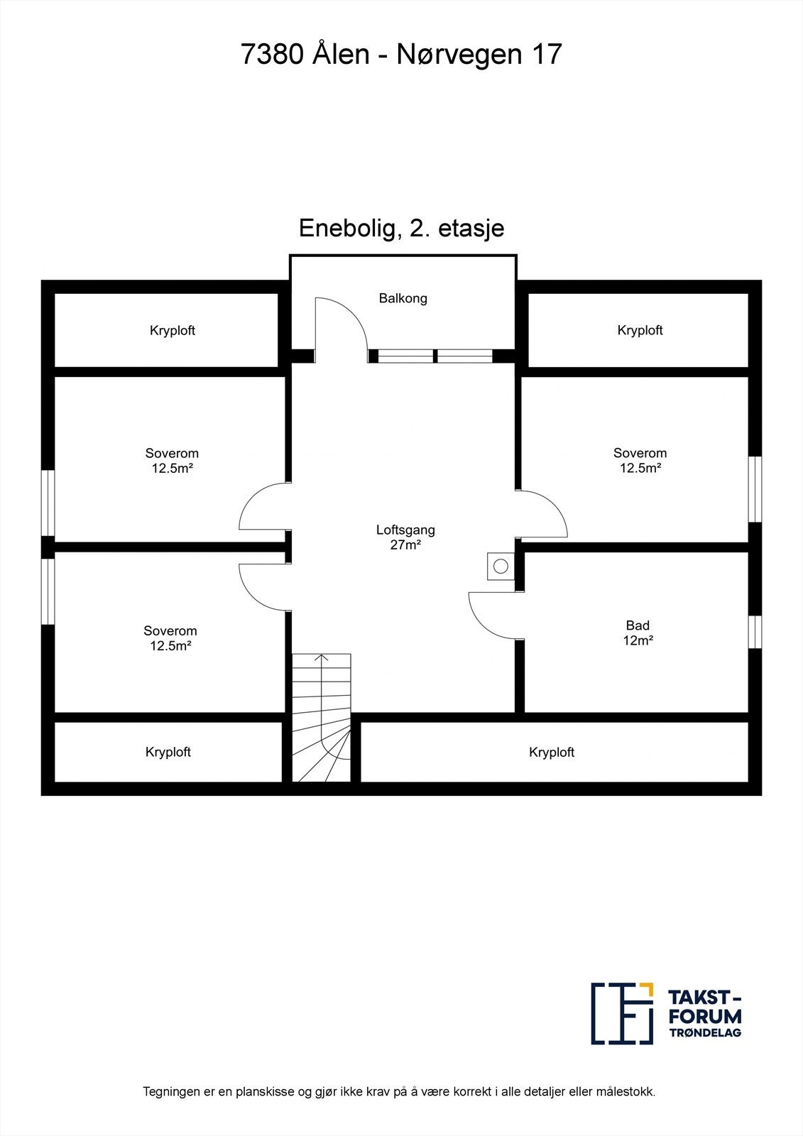 Planskisse 2.etasje Galleribilde