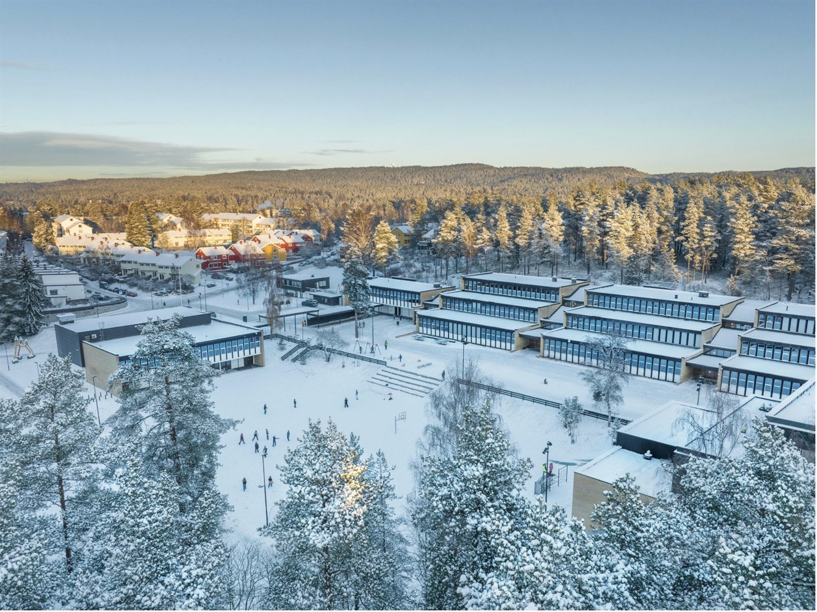 Kort avstand til Nøklevann skole. Galleribilde