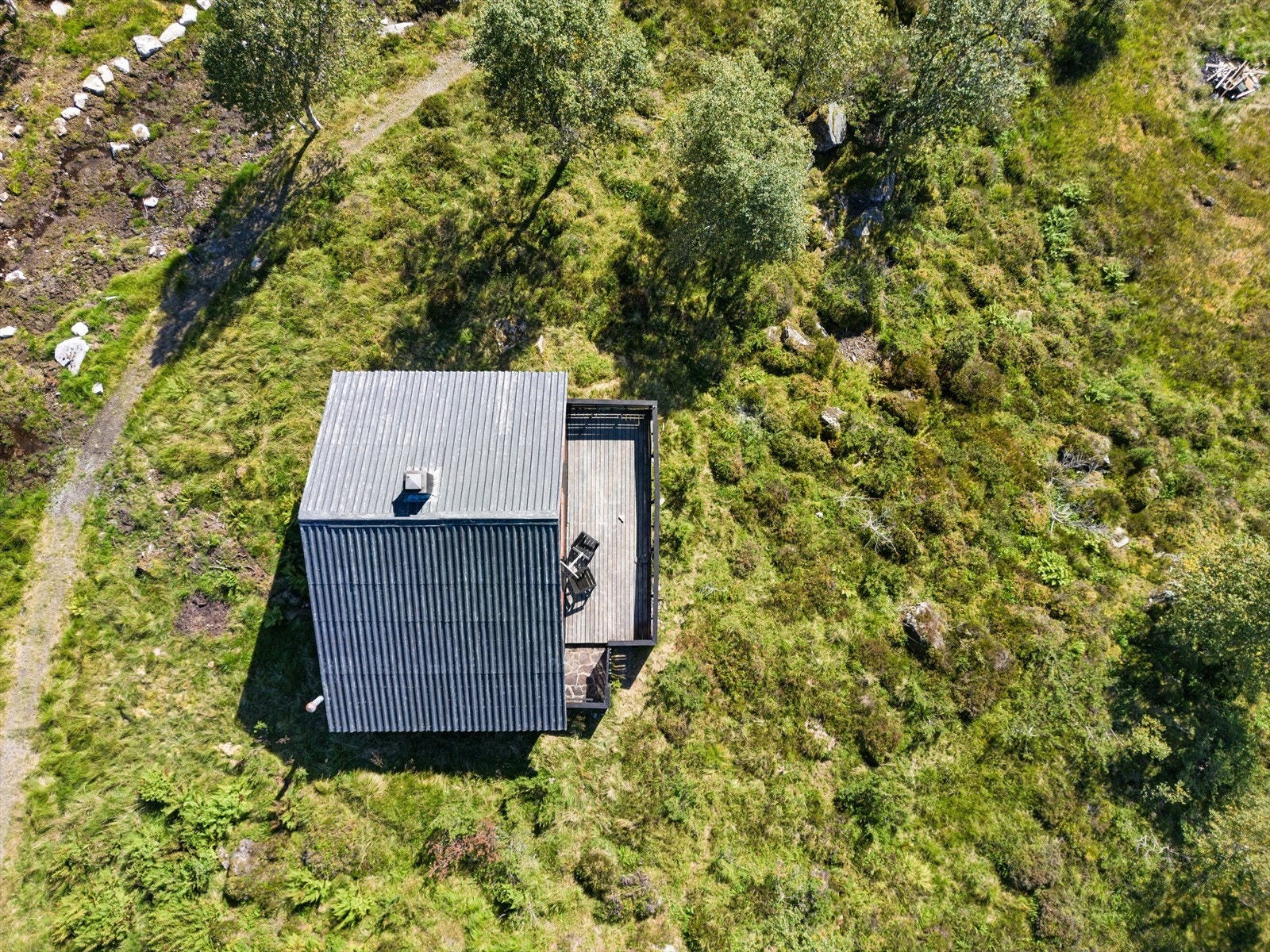 Oversikt fra drone. Galleribilde