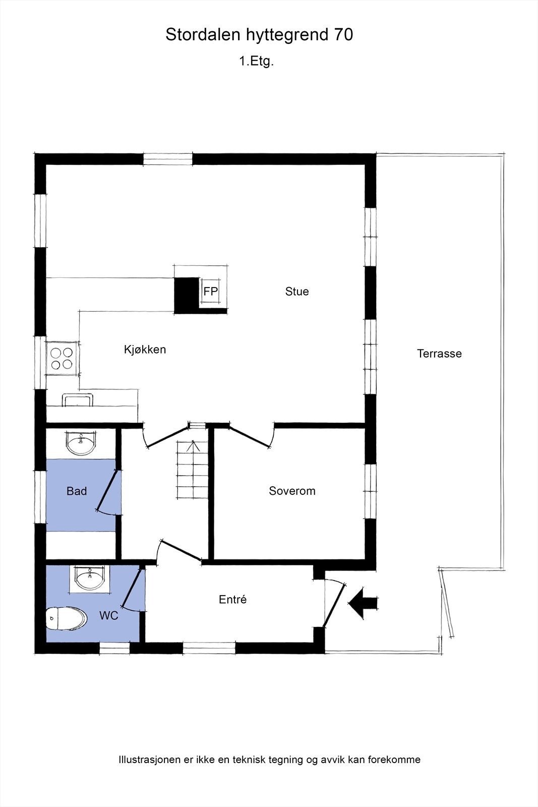 1etg plantegning Galleribilde