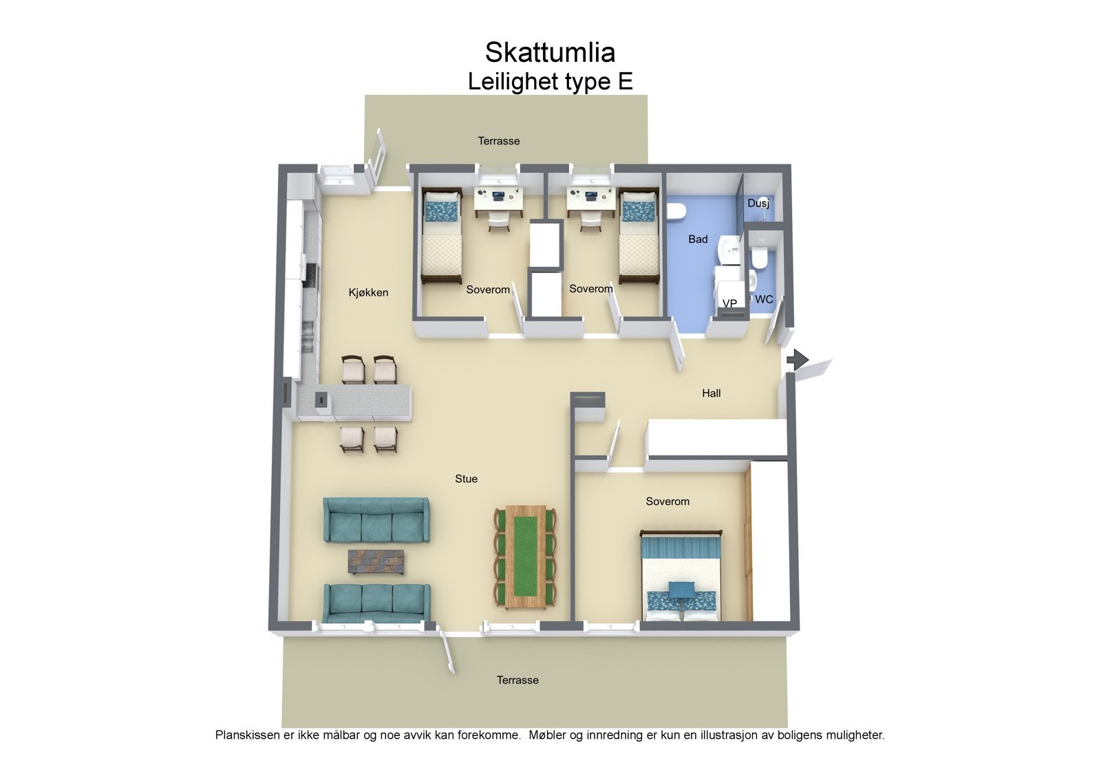 Plantegning Galleribilde