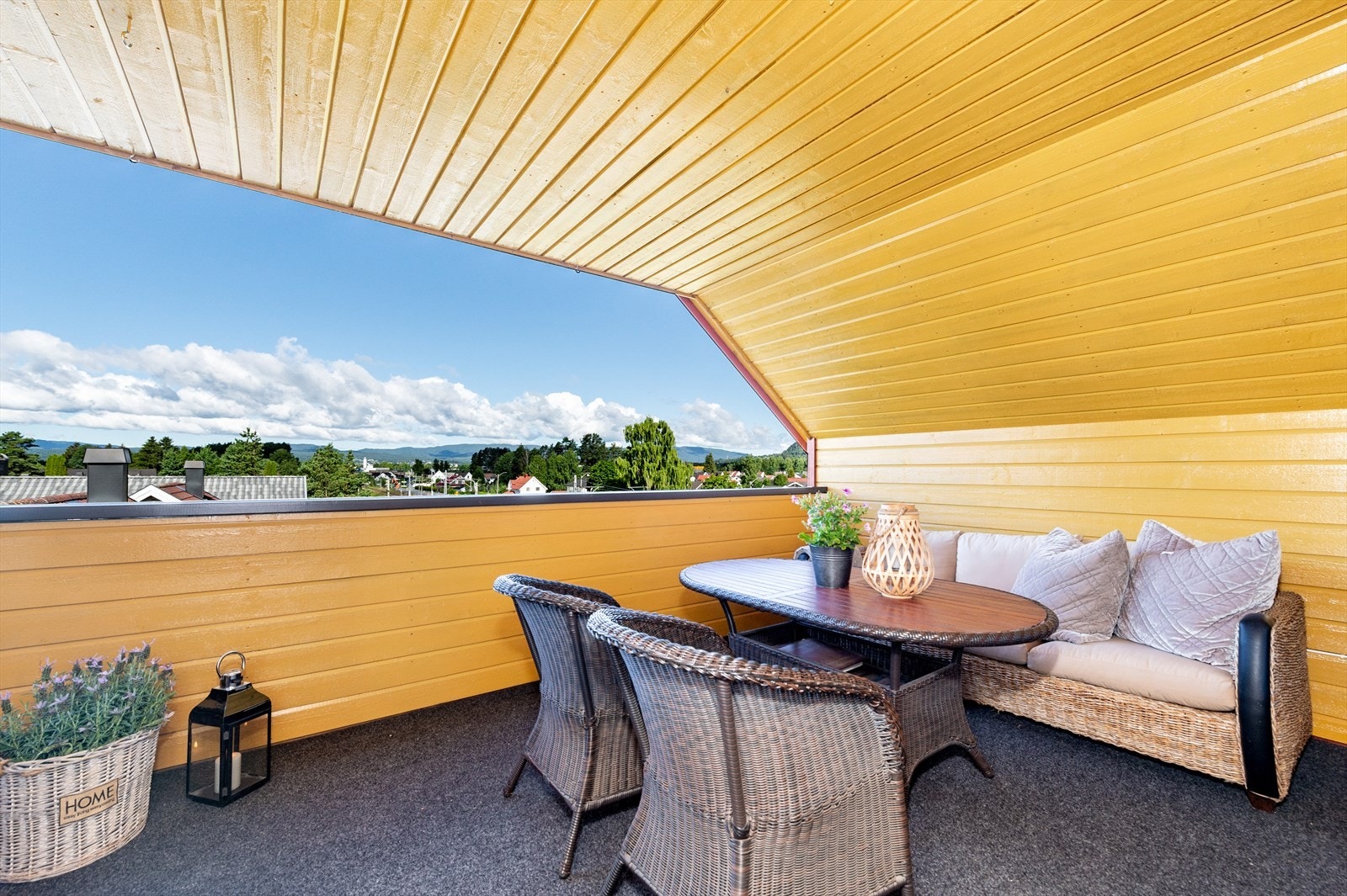 Terrasse på 17 kvm Galleribilde