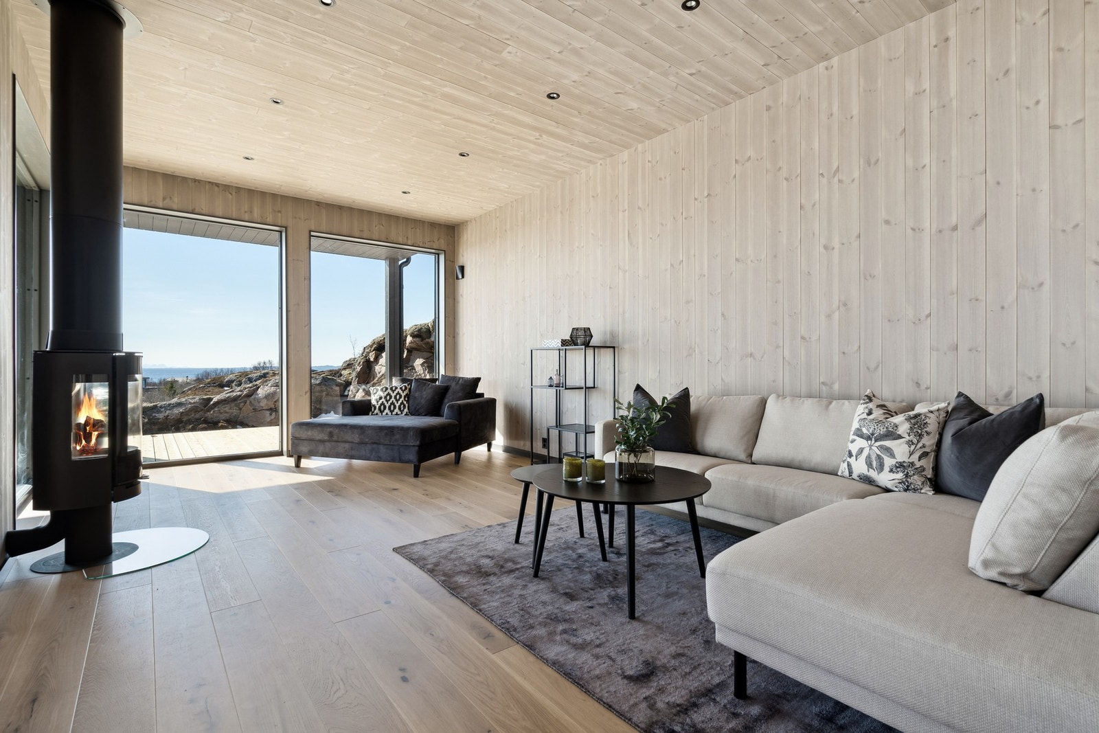 Fra sofakroken får du en fantastisk utsikt. Galleribilde