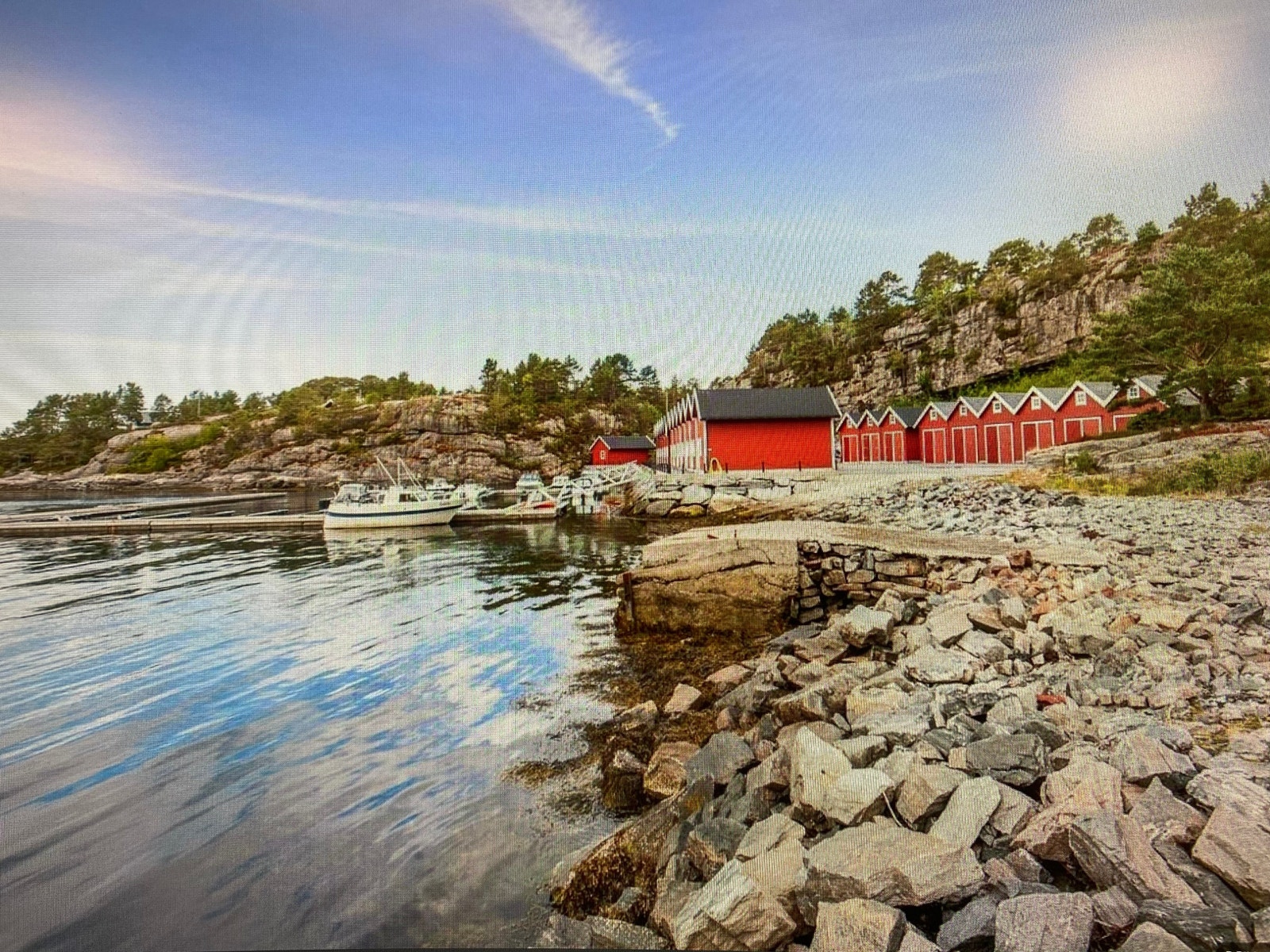 Strandlinje like i nærheten Galleribilde