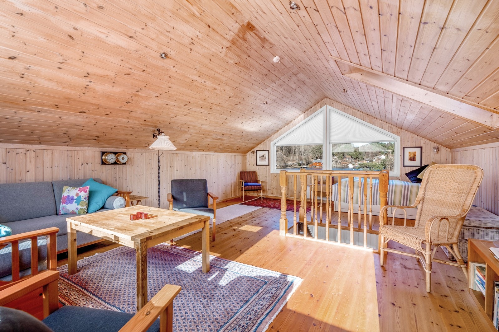 Loftstue i hytten Galleribilde