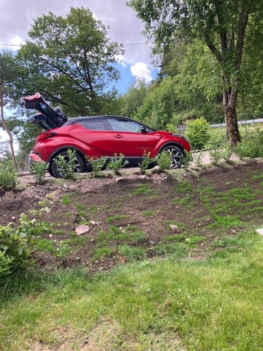 Parkeringsareal på eiendommen Galleribilde