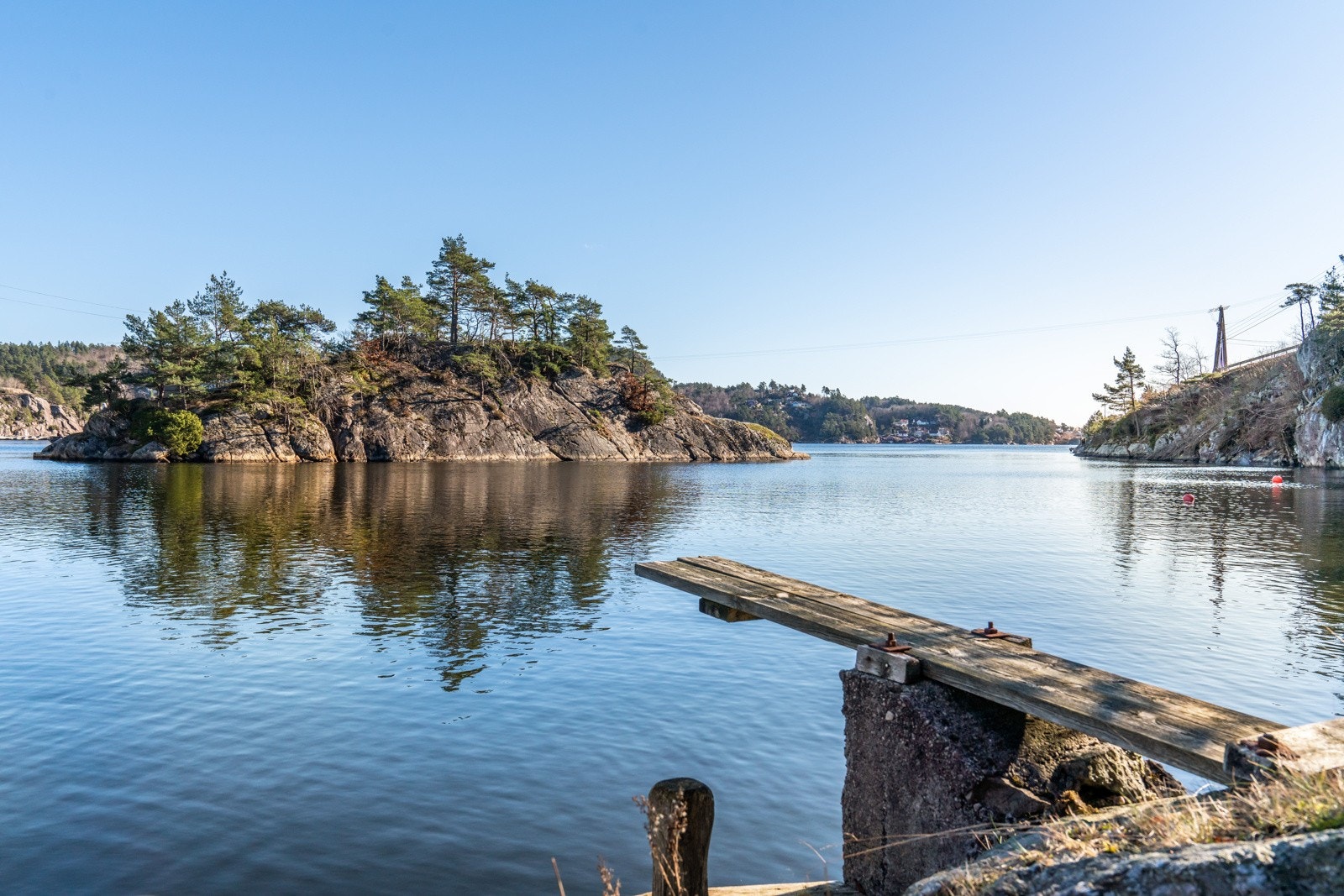 Nydelig sjøutsikt Galleribilde