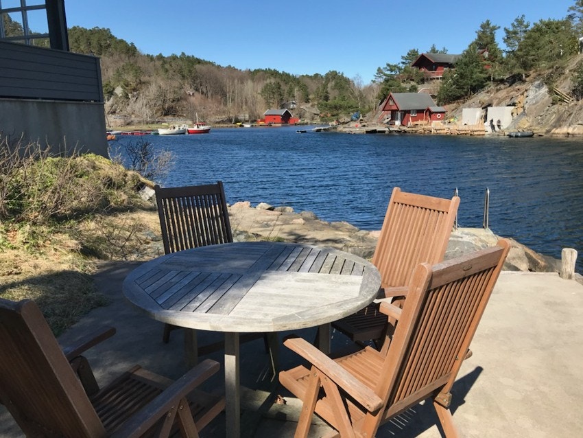 Uteplass Galleribilde