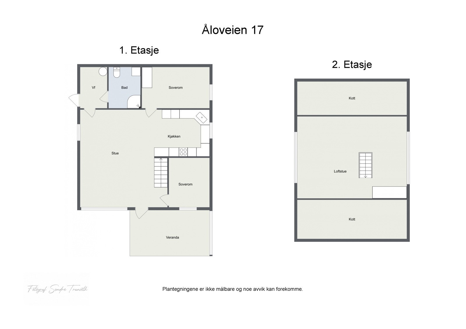 Plantegninger fra fotograf Galleribilde