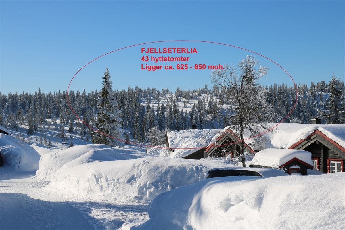 Tomtefelt Fjellseterlia- Februar 2018 Galleribilde