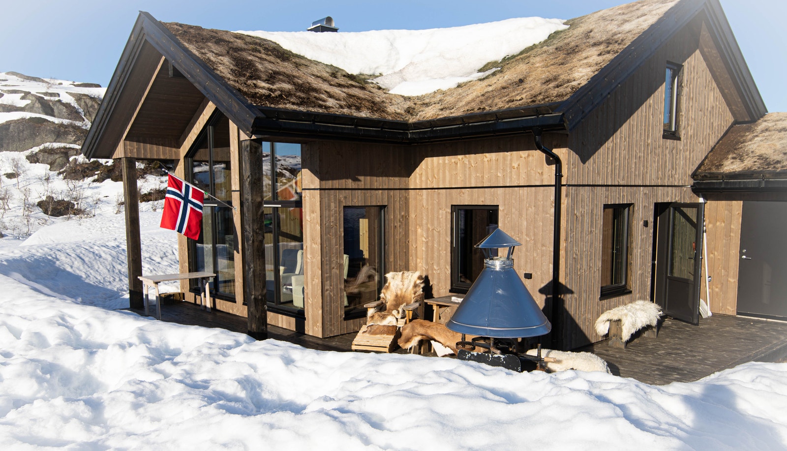 Sørvestvendt terrasse med muligheter Galleribilde