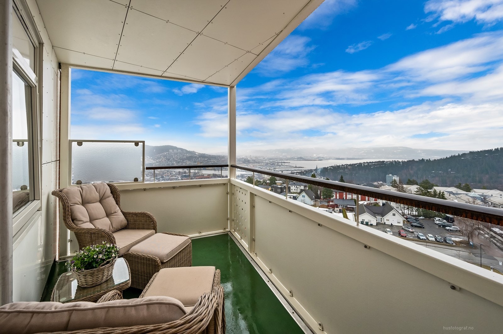 Overbygd balkong Galleribilde