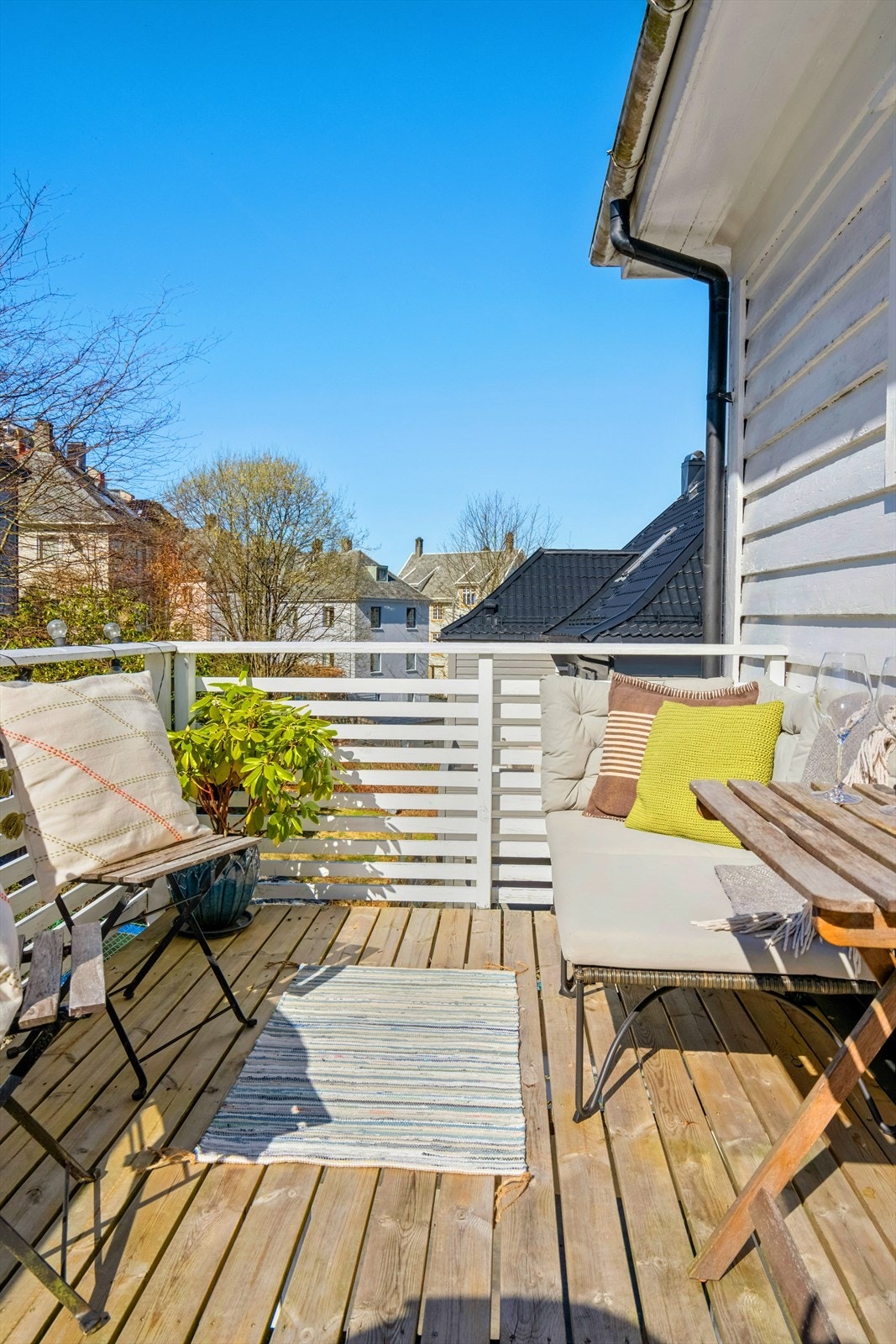 Altanens størrelse gjør at den er bruksvennlig Galleribilde