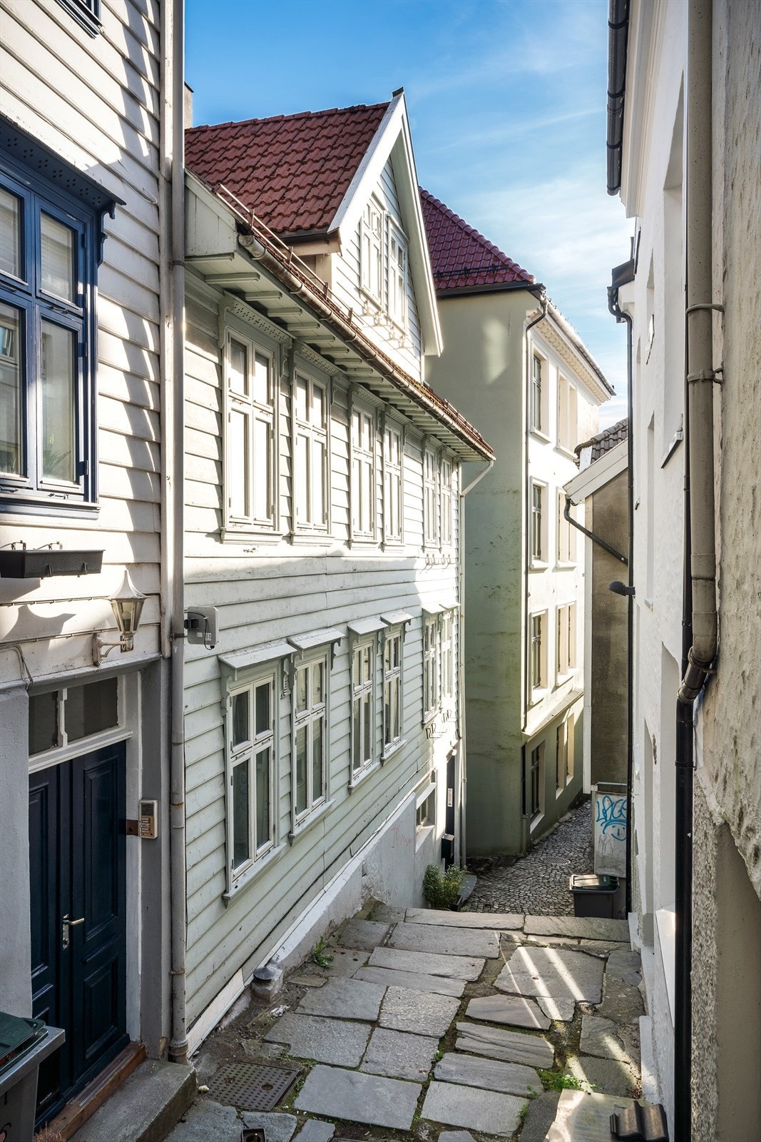 Omringet av ikoniske og sjarmerende "bergenssmau" Galleribilde